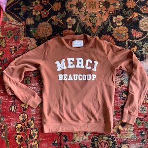 Anthropologie x Sol Angeles Merci Sweatshirt